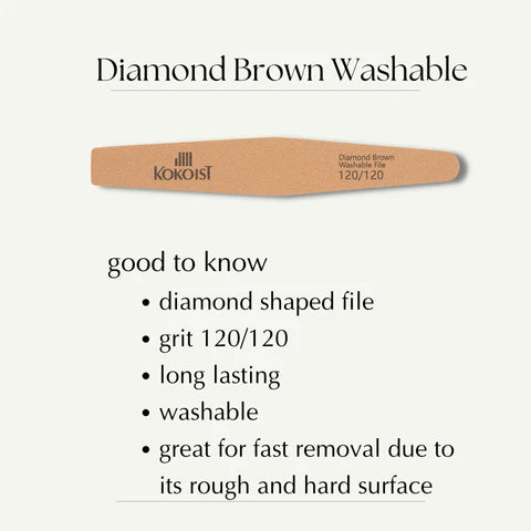 K- Diamond Brown Washable File 120/120