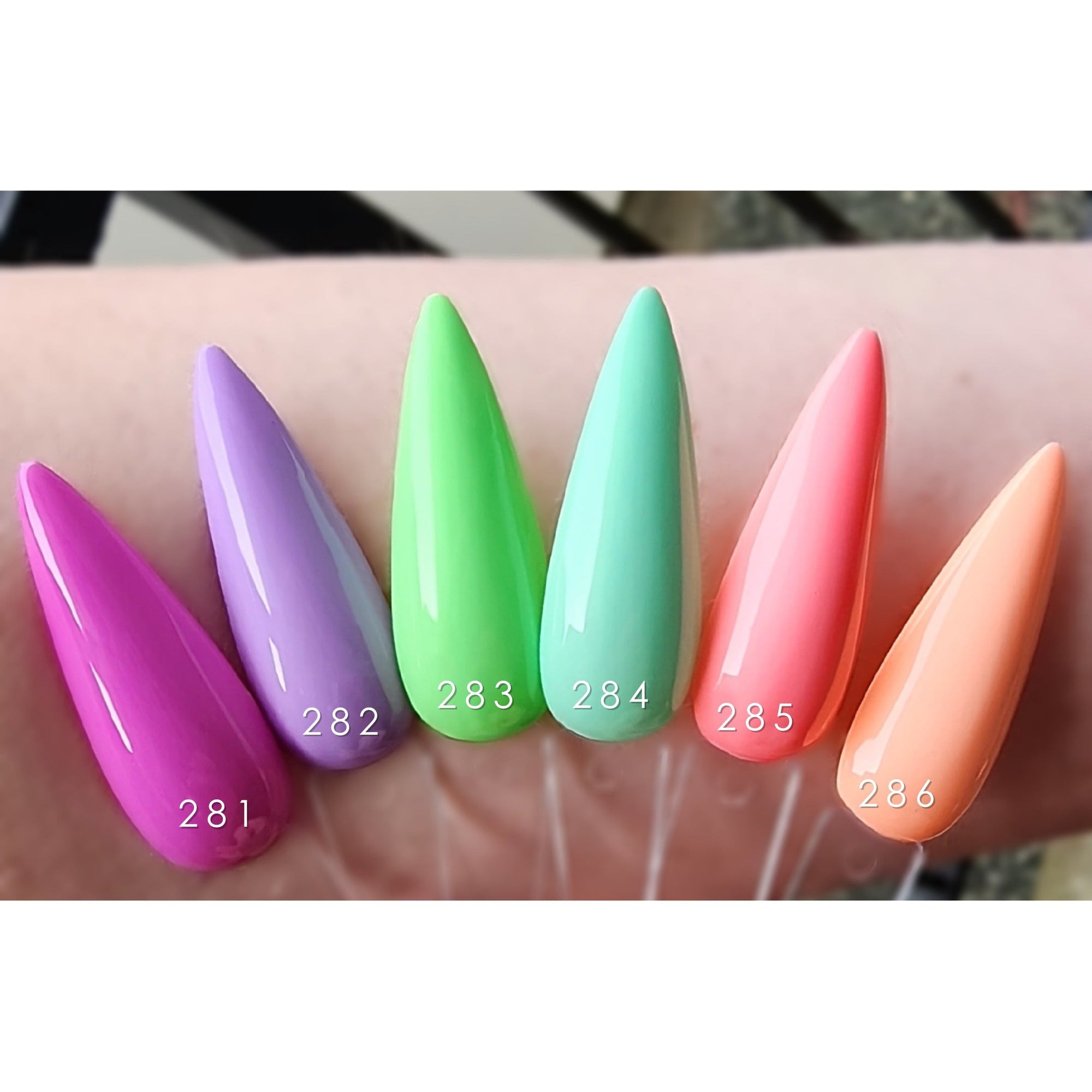 UD Gel Polish - Pastel Neon 6pc Collection 281-286