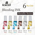 K- BI-10  Bleeding Ink Metallic Red