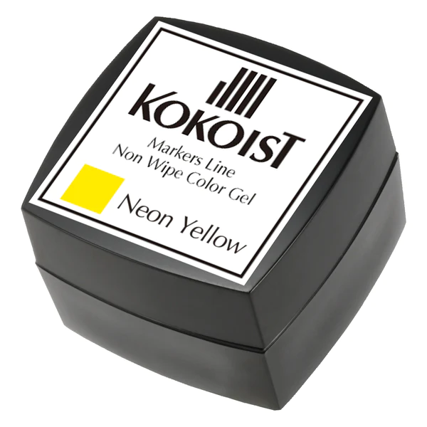 K- ML-08 Markers Line Non-Wipe Color Gel - Neon Yellow