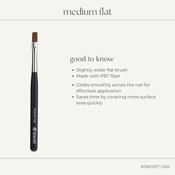 K-  Medium Flat Brush