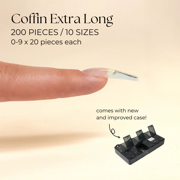 Gelip Coffin Extra Long 200pc