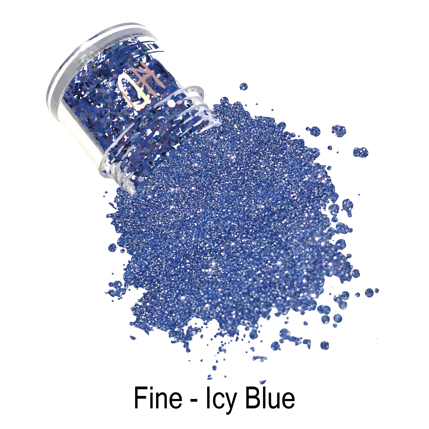 HD Glitter - Fine - Icy Blue