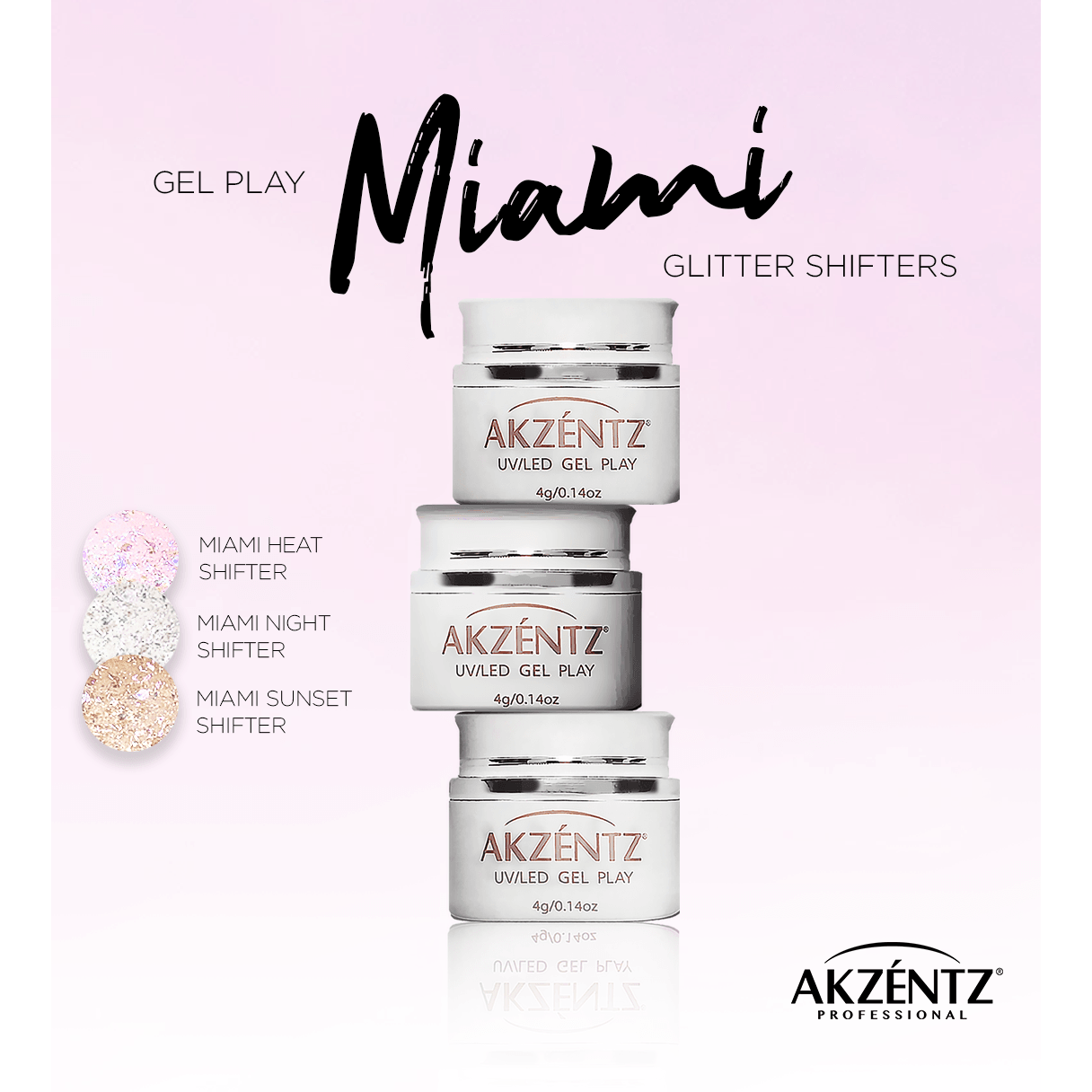 Gel Play - Miami Shifter Collection FULL SIZE *NEW* - Gel Essentialz