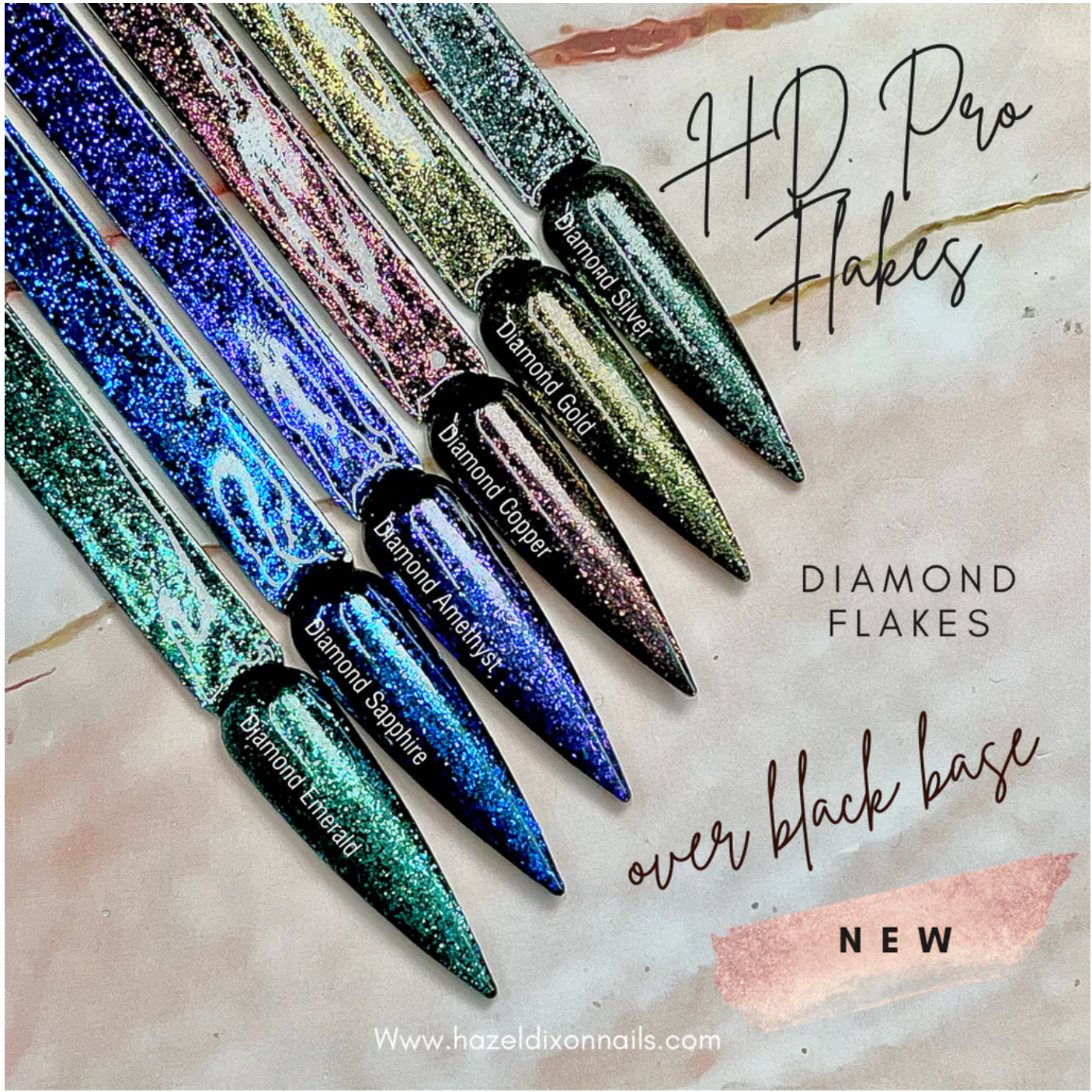 HD Diamond Flakes - Sapphire