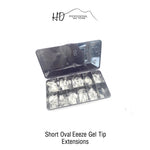 HD Eeeze Gel Nail Tips - Short Oval *NEW* - Gel Essentialz