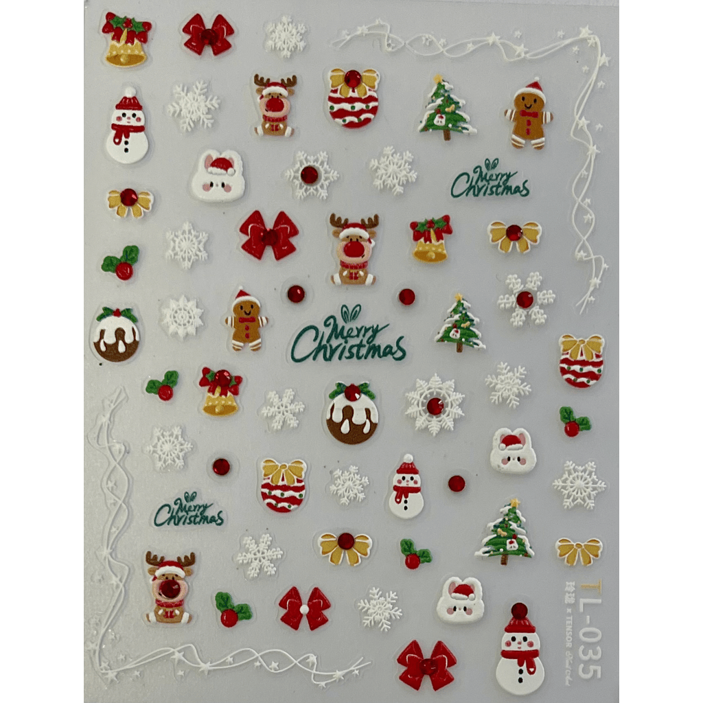 Pasties Decals - Christmas Crystal 035