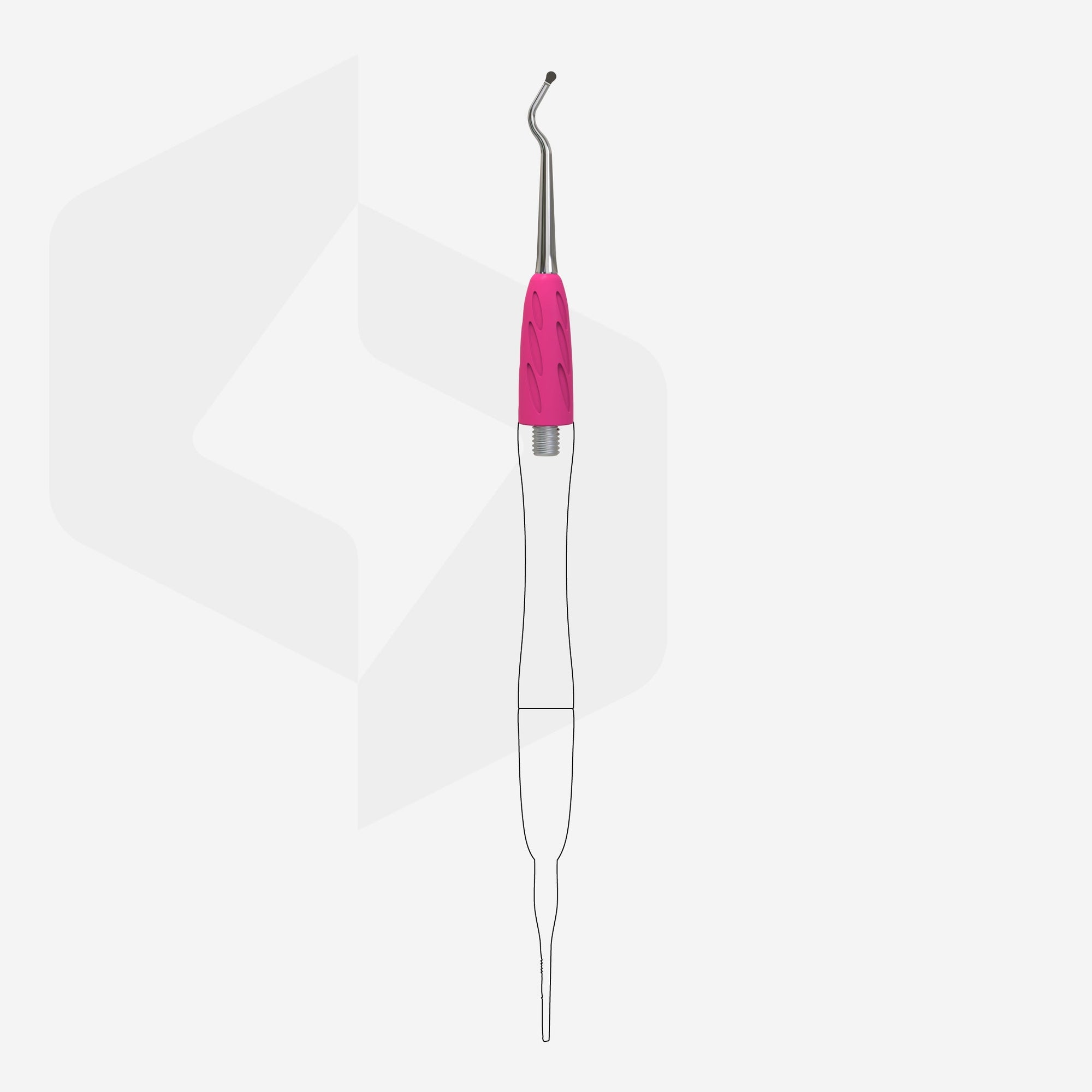 Working part of Combo pusher - UNIQ 33 (Hemisphere curette)