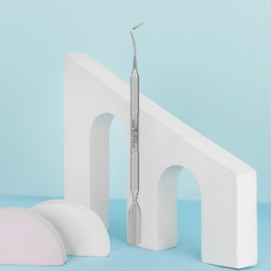 Podology curette PODO 20 TYPE 1 (curette and rounded wide pusher)-Abrasives-STALEKS PRO-Gel Essentialz
