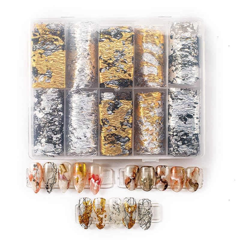 10pc Metallic Mesh - Gel Essentialz