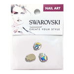 10x7.5mm Swarovski Skull Flat Back - Crystal AB