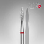 Staleks Diamond Bit - Pointed Flame Red (F) 2.3 / 8mm (354)-Drill bit-STALEKS PRO-Gel Essentialz
