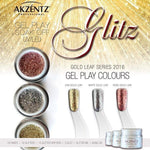 Gel Play Glitz Gold Leaf Trio-Akzentz-Gel Essentialz