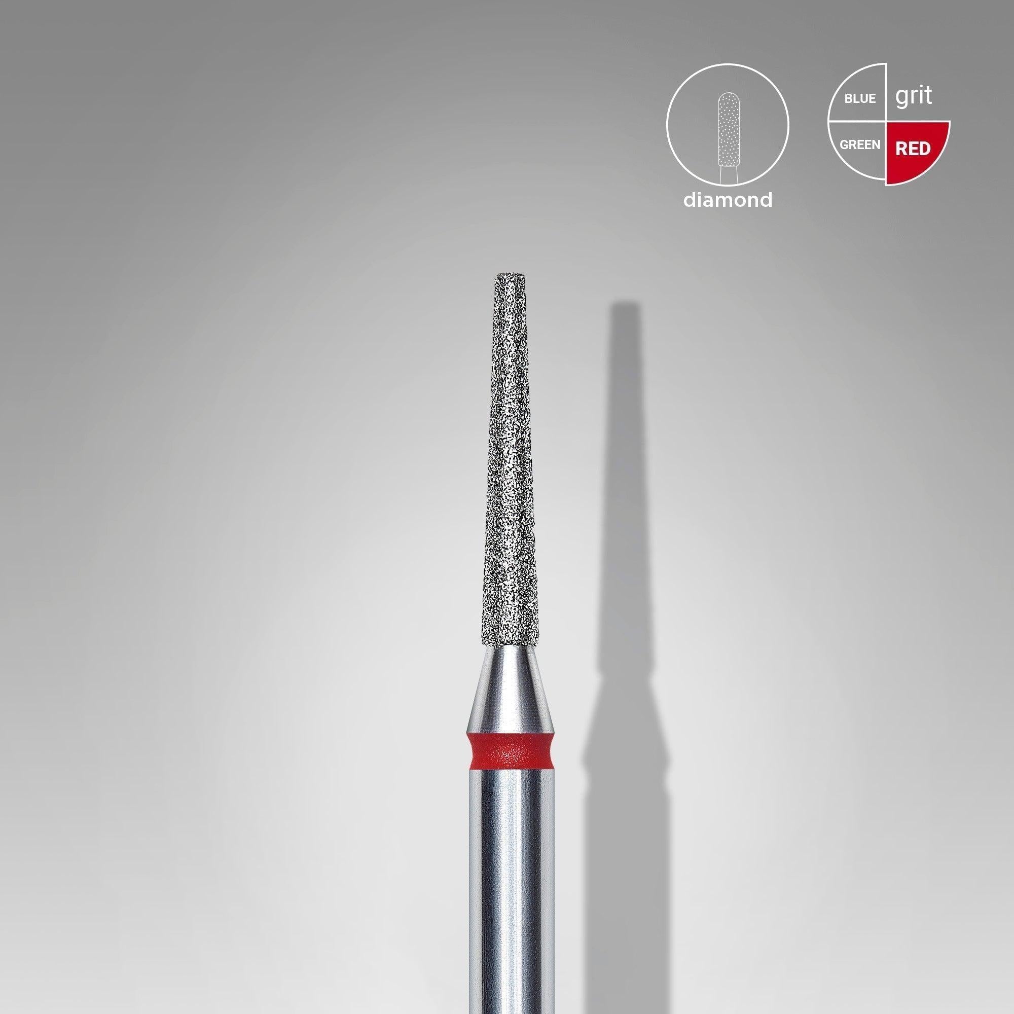 Staleks Diamond Bit - Frustum Red (F) 1.6 / 10mm (414)-Drill bit-STALEKS PRO-Gel Essentialz