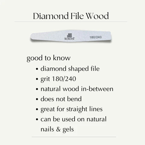 K- Diamond File Wood 180/240