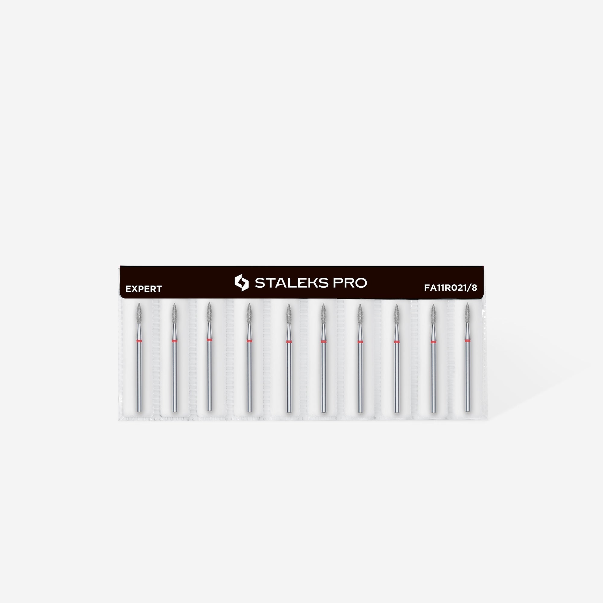 Staleks Diamond Bit - Pointed Flame Red (F)  2.1 / 8mm (350)