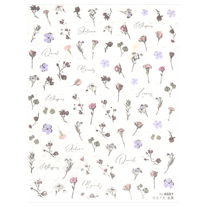 Pasties Decals - Flowers with Gold Stems-Nail Art-Profiles-Gel Essentialz