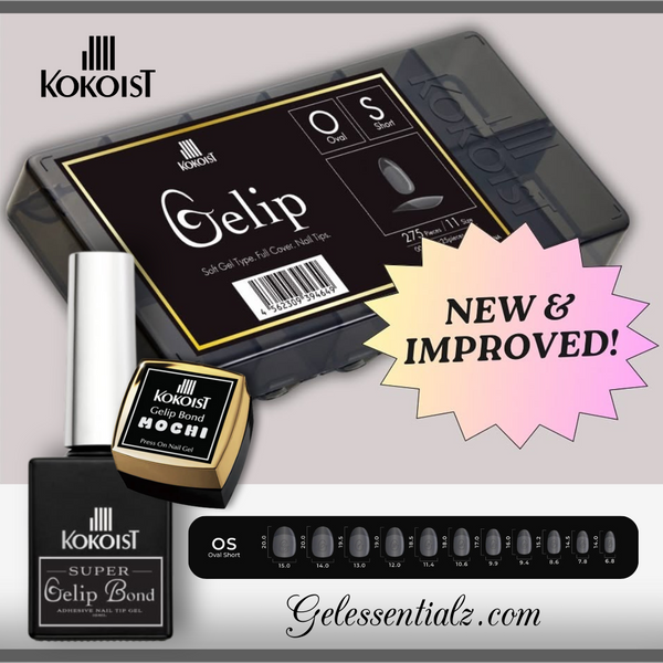 Vendor] Gelip Extensions - Oval Short 275pc (NEW FORMULA) | Gel