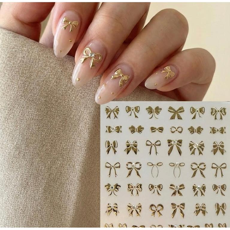 Pasties Decals - Metallic Gold Bows
