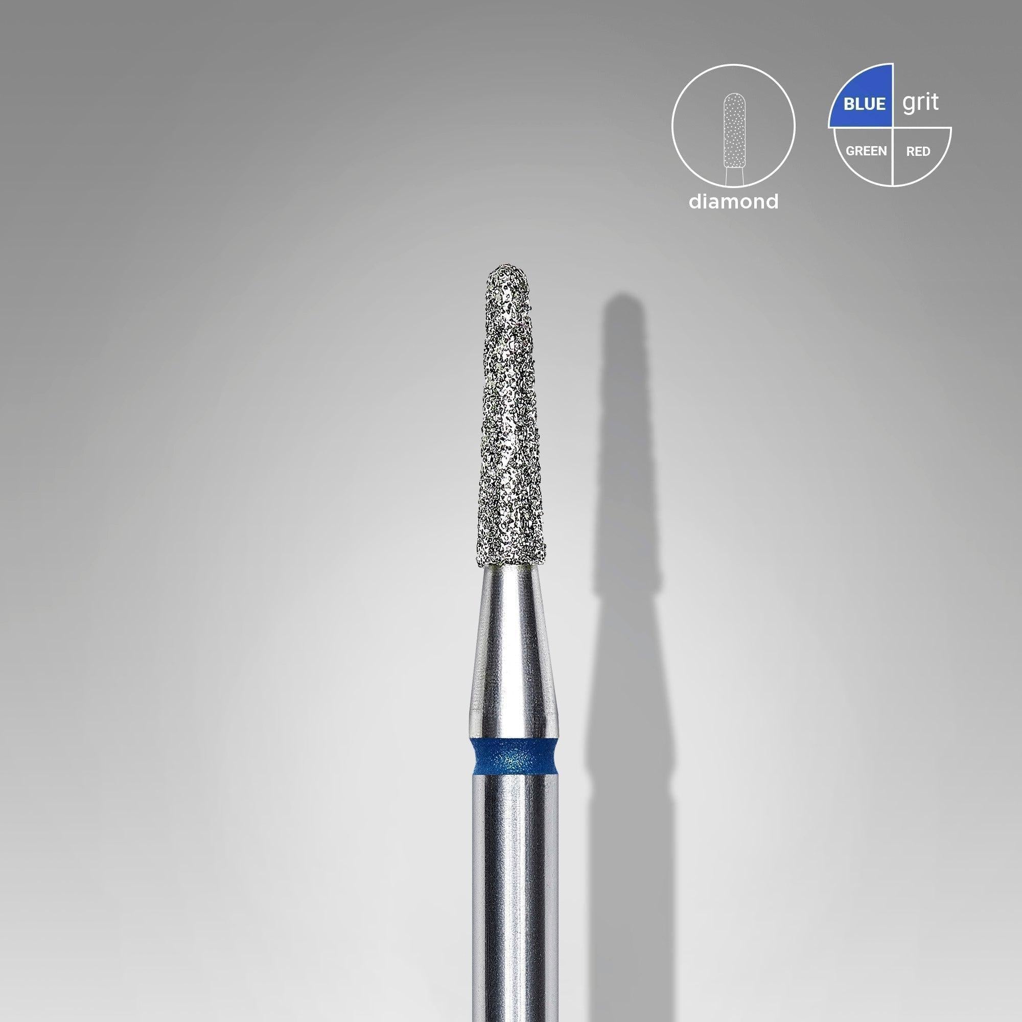 Staleks Diamond Bit - Frustum Blue (M) 1.8 / 8mm (417)-Drill bit-STALEKS PRO-Gel Essentialz