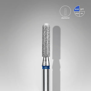Staleks Diamond Bit - Rounded Cylinder Blue (M) 2.3 / 6.5mm (362)-Drill bit-STALEKS PRO-Gel Essentialz