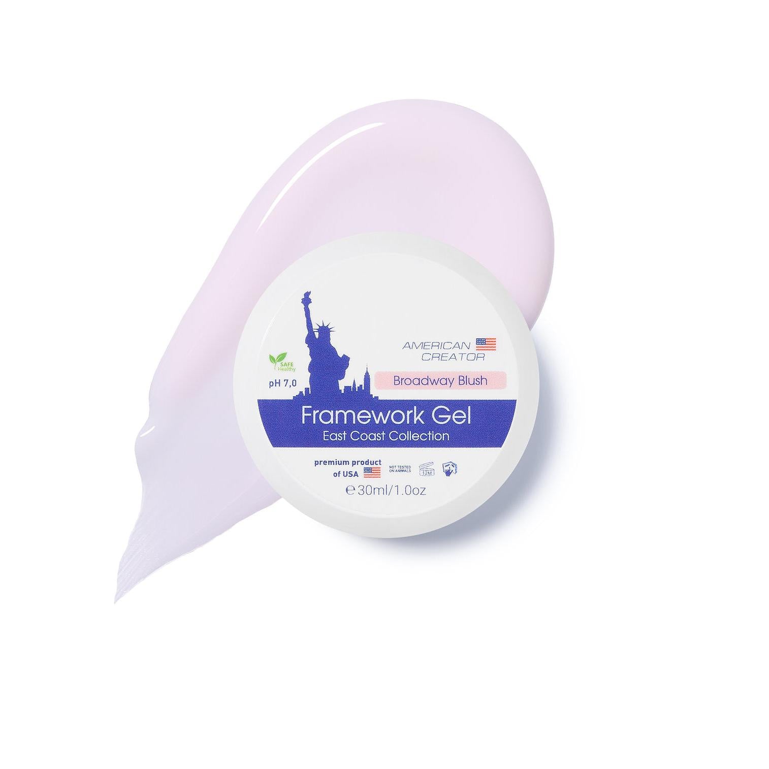 American Creator Framework Gel - BROADWAY BLUSH (East Coast Col.)