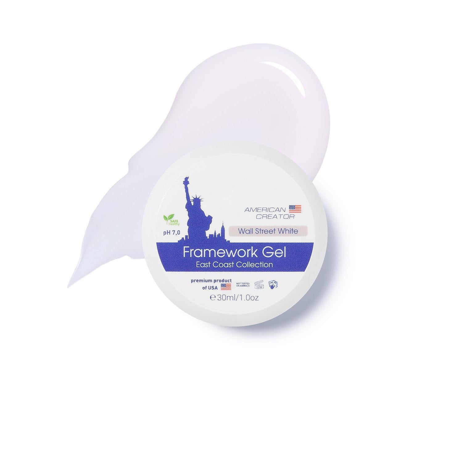 American Creator Framework Gel - WALL STREET WHITE (East Coast Col.)