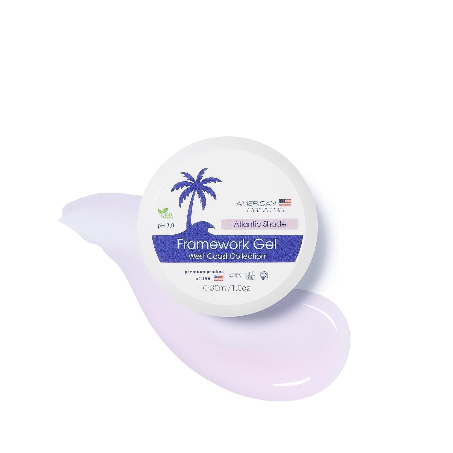 American Creator Framework Gel - ATLANTIC SHADE (East Coast Col.)-Extension Gels;Must have-American Creator-Gel Essentialz