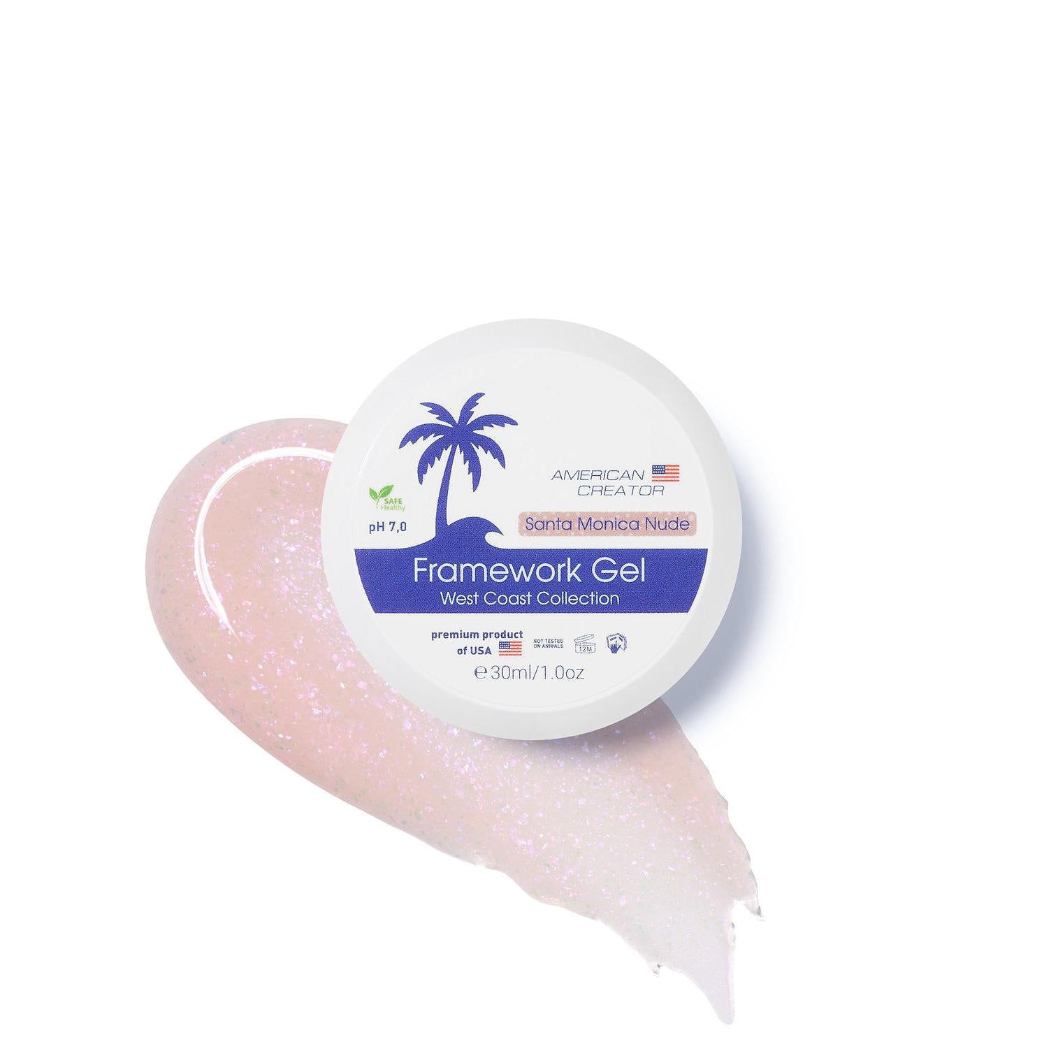 American Creator Framework Gel - SANTA MONICA NUDE (West Coast Col.)
