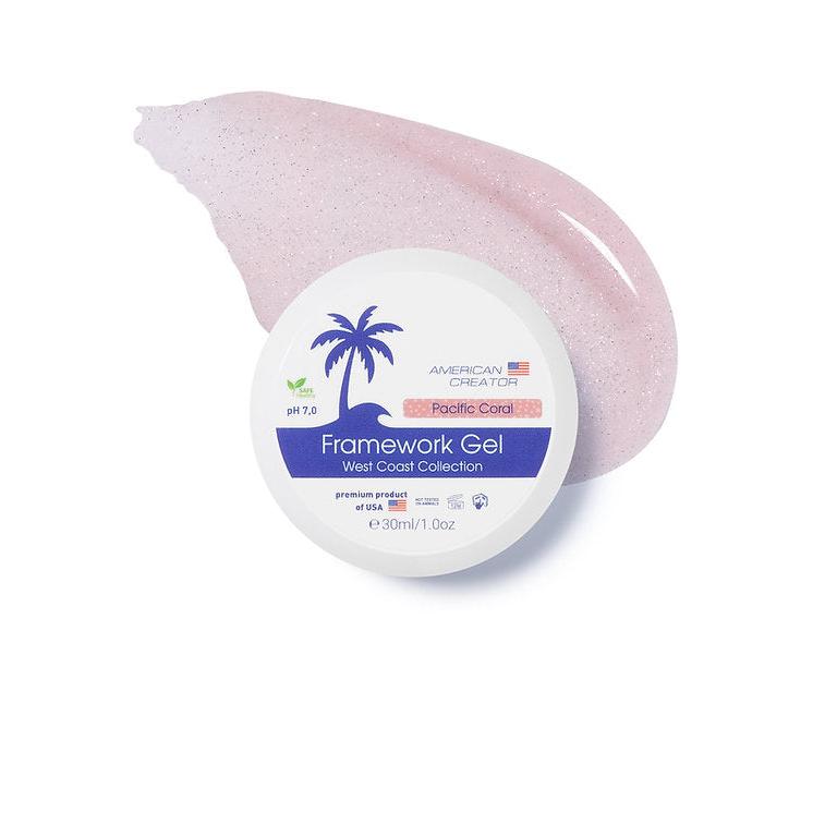 American Creator Framework Gel - PACIFIC CORAL (West Coast Col.)