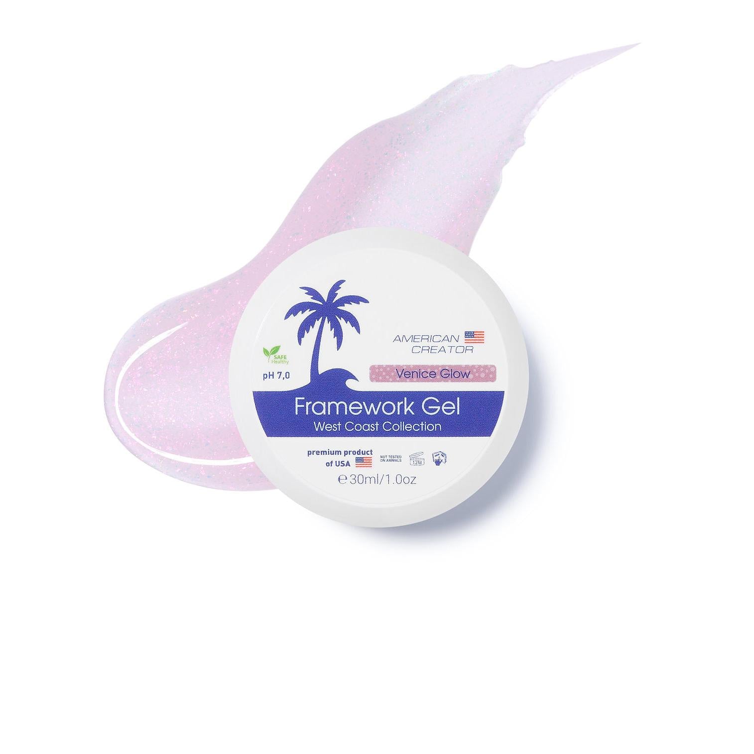 American Creator Framework Gel - VENICE GLOW (West Coast Col.)