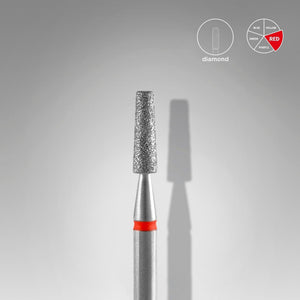 Staleks Diamond Bit - Frustum Red 2,5 / 8mm (418)-Drill bit-STALEKS PRO-Gel Essentialz