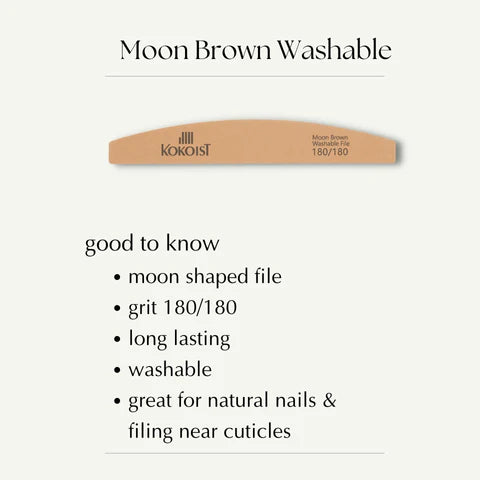 K- Moon Brown Washable File 180/180