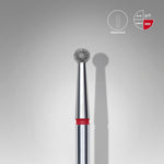 Staleks Diamond Bit - Ball Red (F) 2.7mm (337)-Drill bit-STALEKS PRO-Gel Essentialz