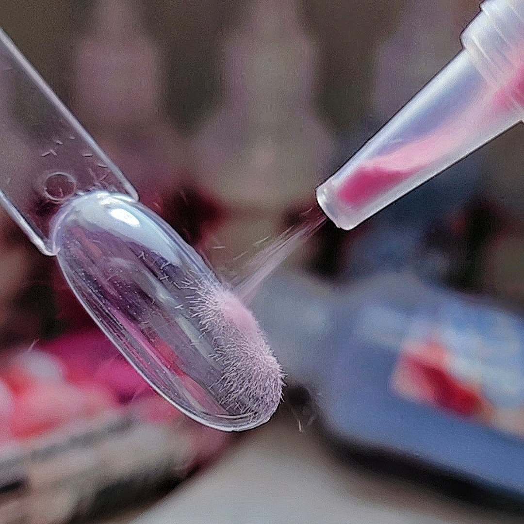 K - Pushu Pushu FLUFFY - Black Glitter 06