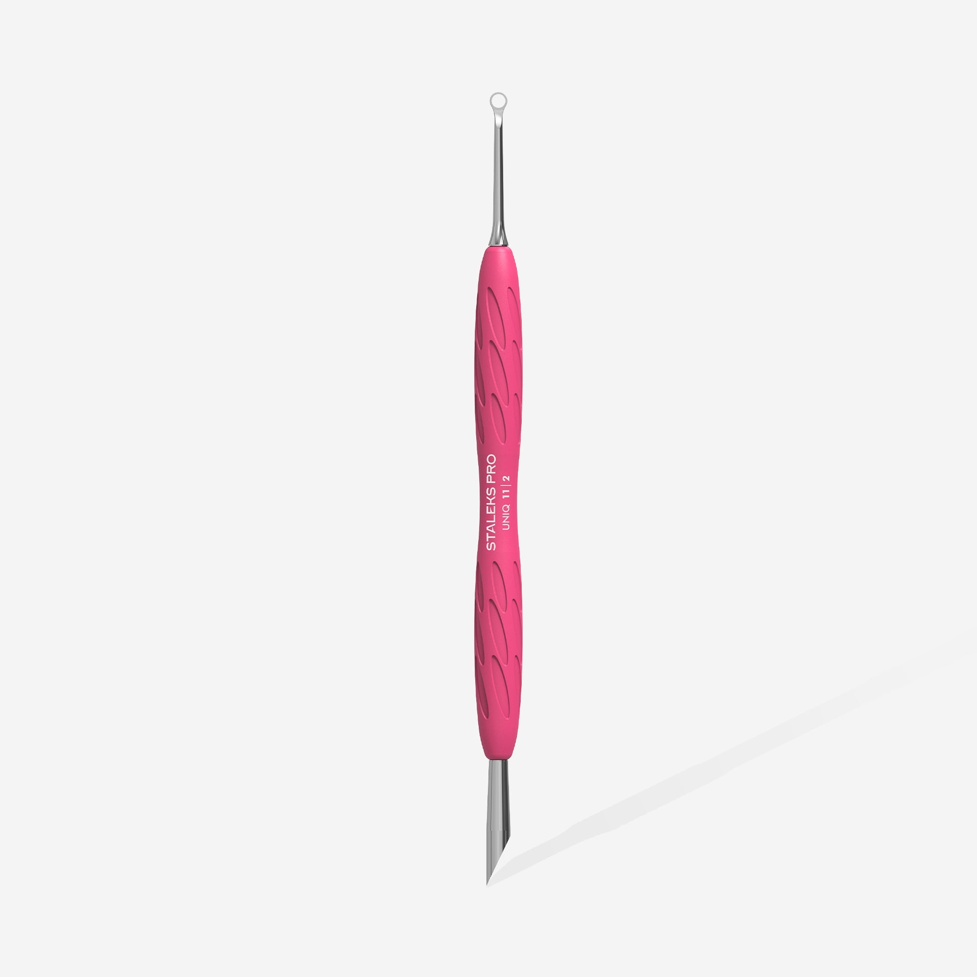 Staleks cuticle pusher, Gummy - UNIQ 11 TYPE 2 (beveled and loop pusher)-Cuticle Pushers-STALEKS PRO-Gel Essentialz