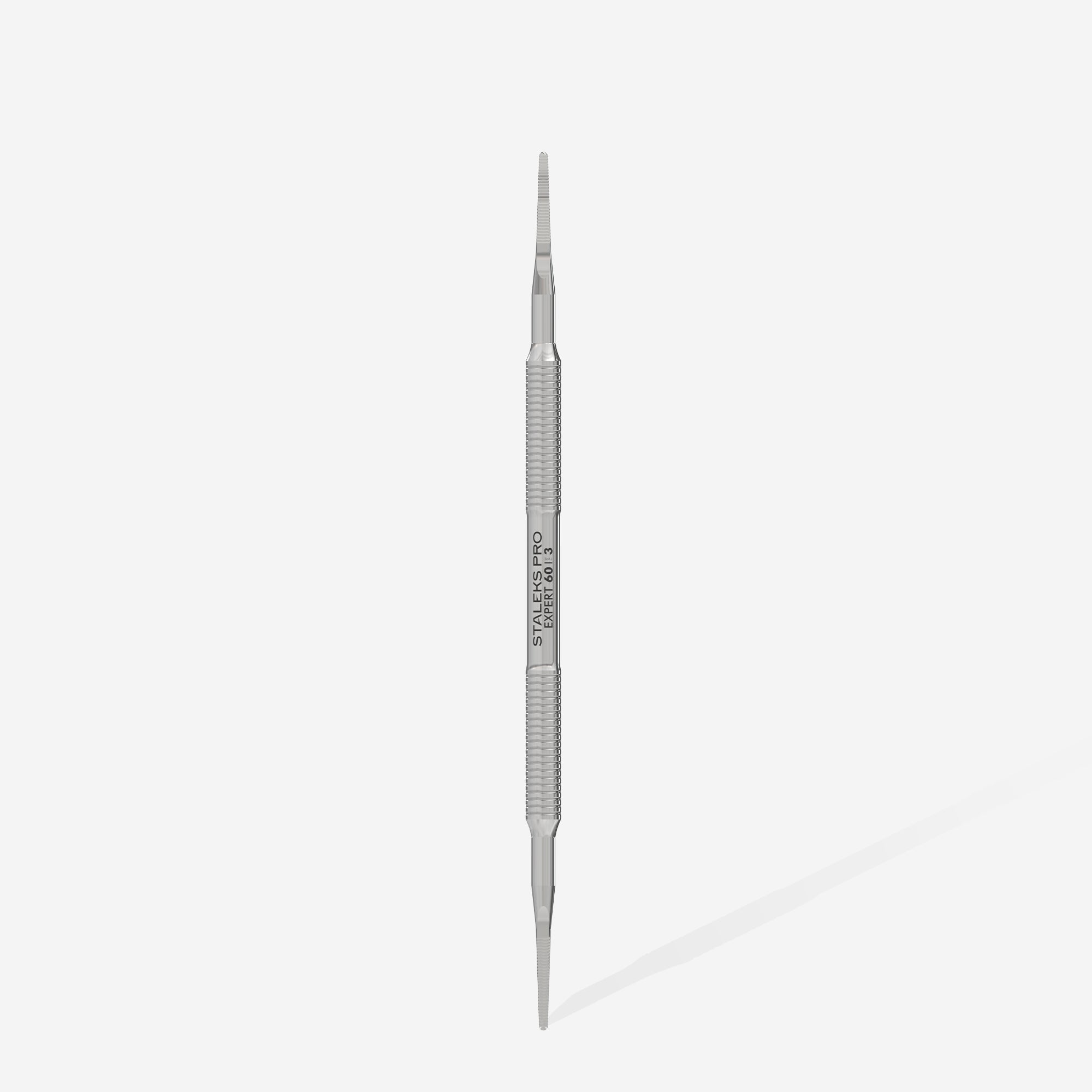 Pedicure toenail file - EXPERT 60 TYPE 3 (straight file and bent end file)