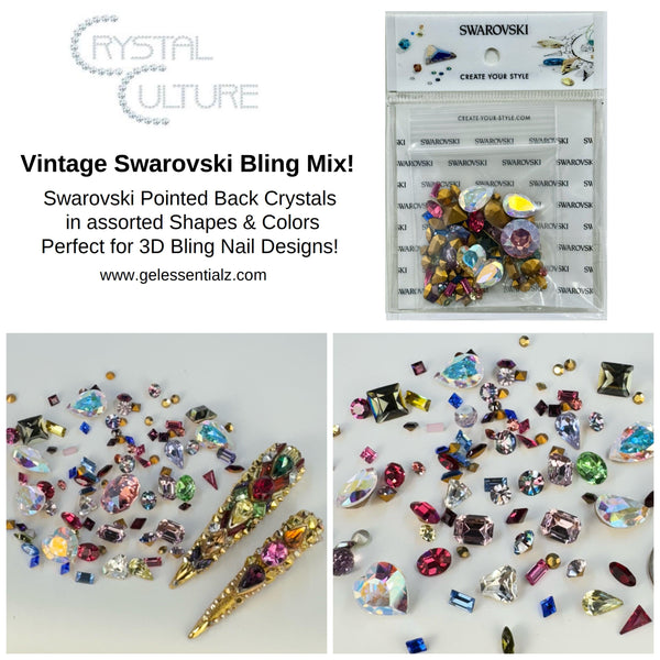 Swarovski Rhinestones Non Hotfix Shapes Mix Crystal