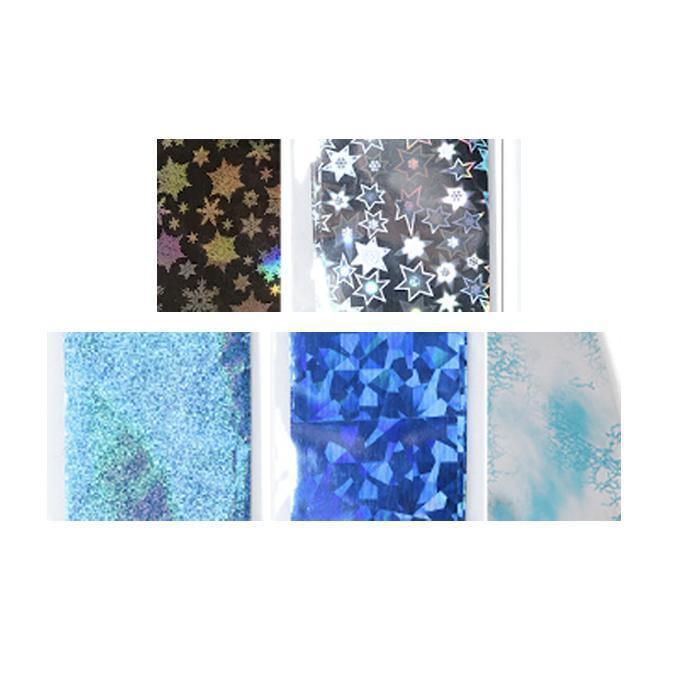 5pc Winter Wonderland Transfer Foil Set (D)