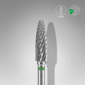 Staleks Carbide Bit - Corn Green (C) 4/14mm (452)-Drill bit-STALEKS PRO-Gel Essentialz