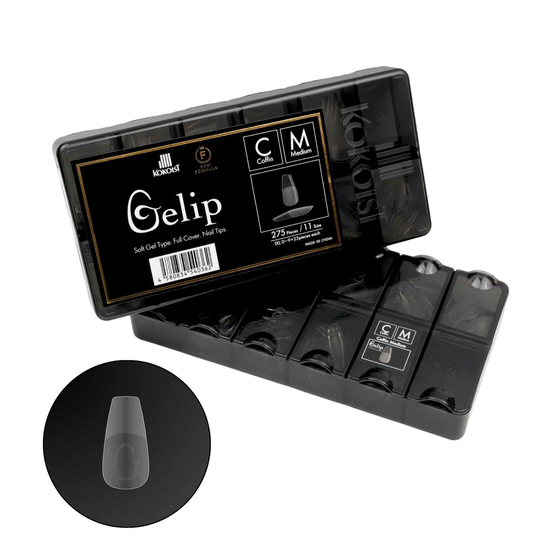 Gelip Extensions - Coffin Medium (275pcs)