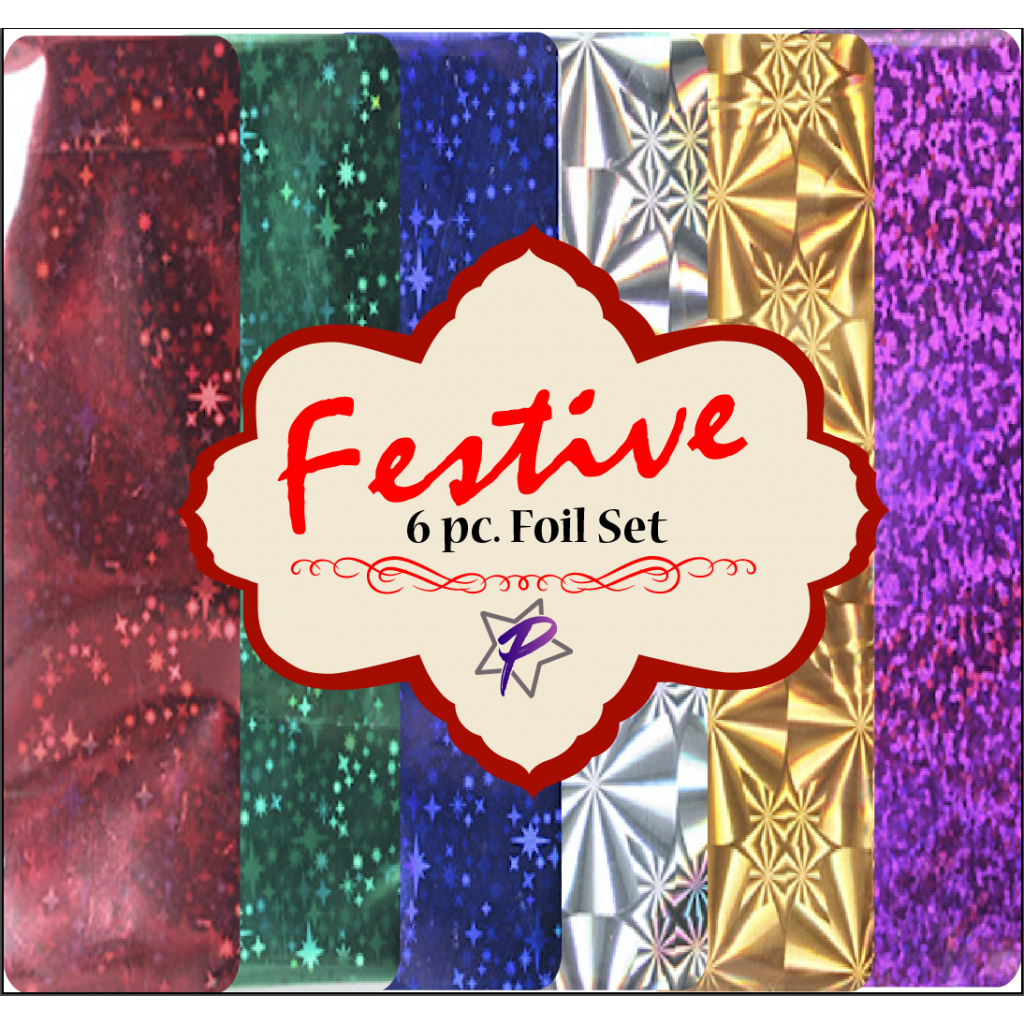 6pc Festive Foil Set