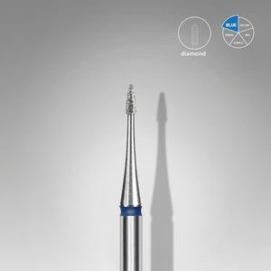 Staleks - Diamond Bit Flame Mini Blue 1 / 3 (356)-Drill bit-STALEKS PRO-Gel Essentialz
