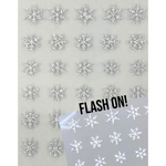 Pasties Decals - Flash Glitter Snowflakes-Profiles-Gel Essentialz