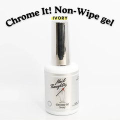 Vendor] NTT - Chrome It! Ivory Non-Wipe Gel NTT-CI | Gel Essentialz