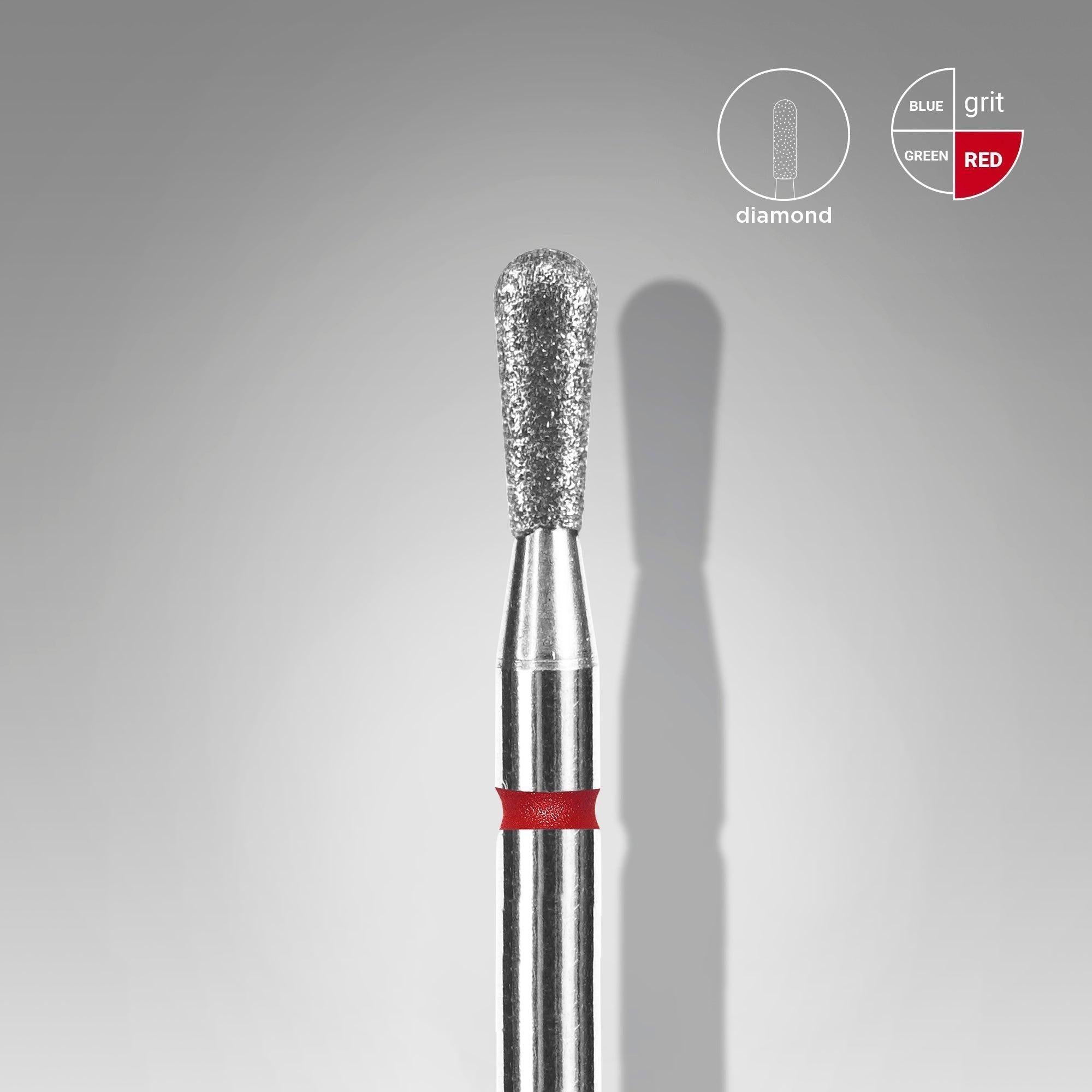 Staleks Diamond Bit - Match Red (F) 2.3 / 5mm (431)-Drill bit-STALEKS PRO-Gel Essentialz