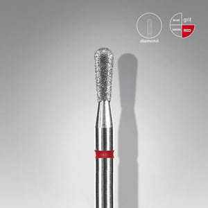 Staleks Diamond Bit - Match Red (F) 2.3 / 5mm (431)-Drill bit-STALEKS PRO-Gel Essentialz
