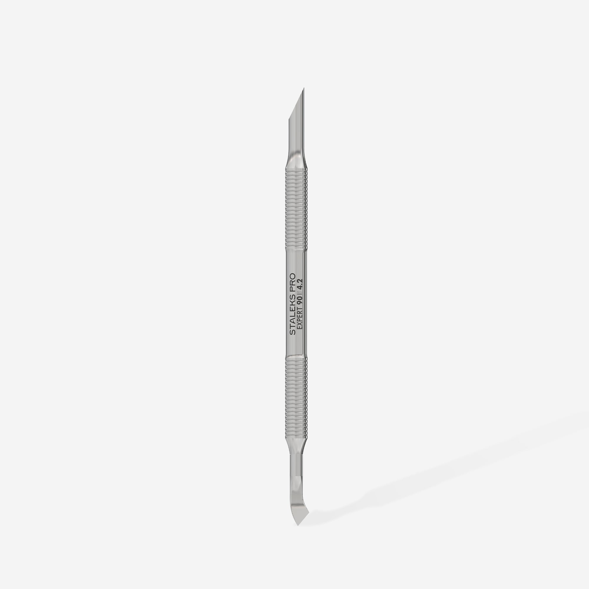 Staleks cuticle pusher - EXPERT 90 TYPE 4.2 (beveled pusher and bent blade)