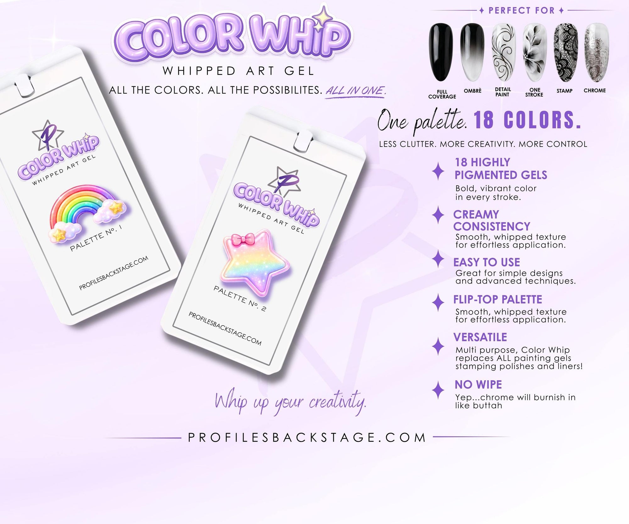 PF Color Whip - Whipped Art Gel Palette