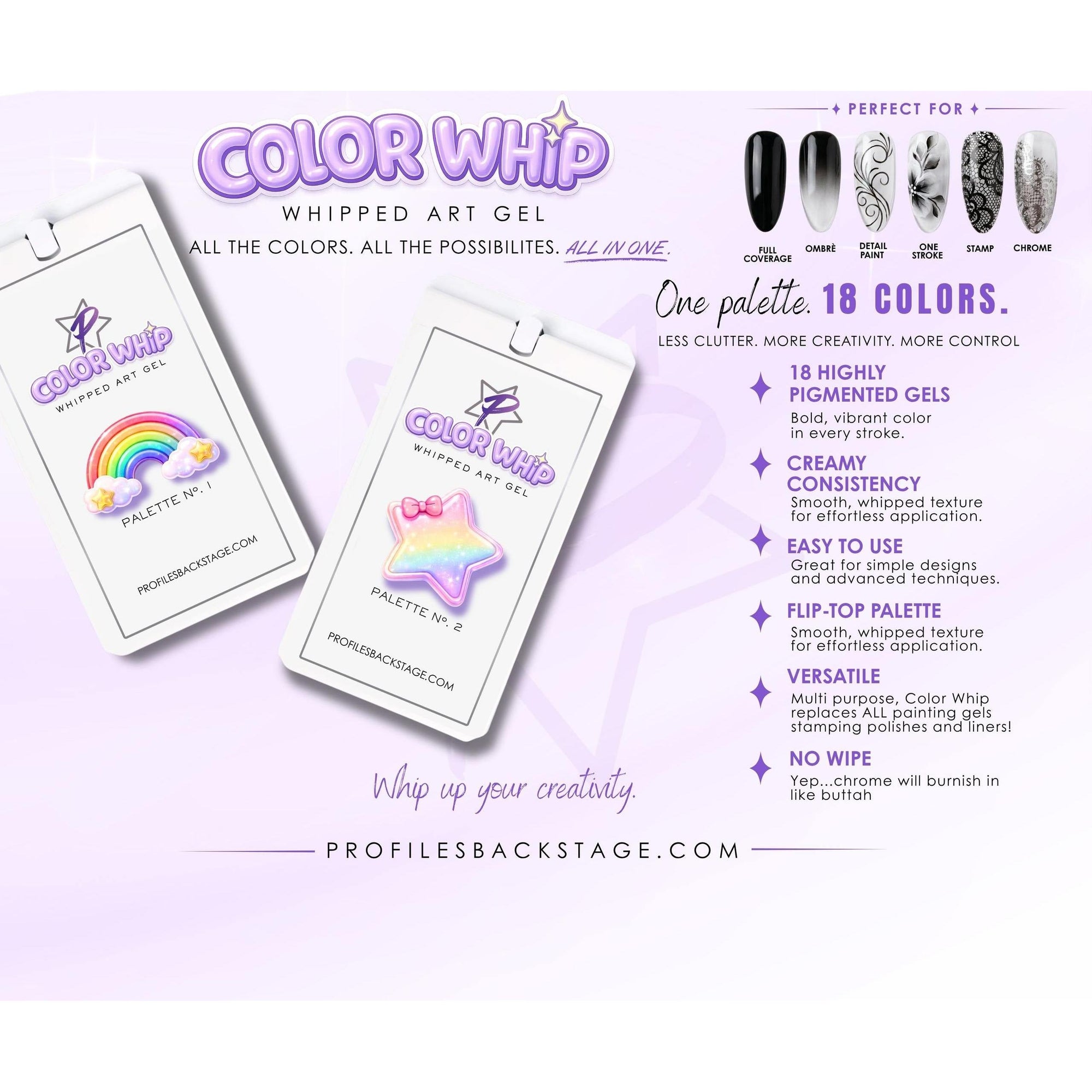 PF Color Whip - Whipped Art Gel Palette
